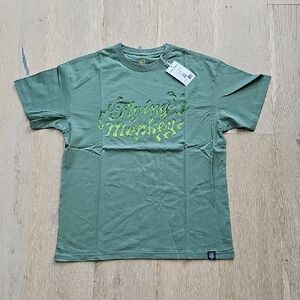 NWT Flying Monkey Fly High Organic Cotton Tee